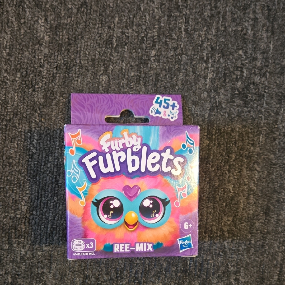 2 Hasbro Furby Furblets Ree-Mix - Vibrant Orange and Purple..price Firm